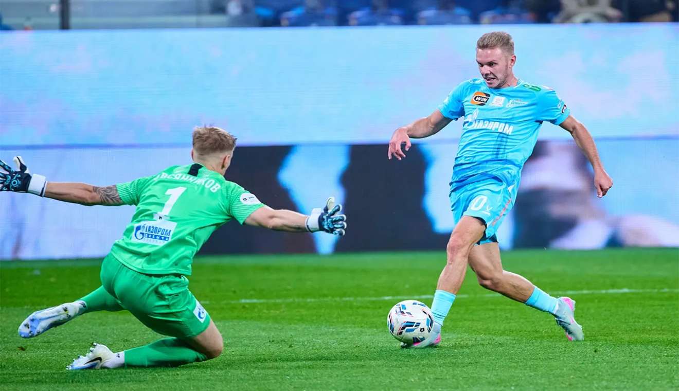 ⚽ Глушенков оформил дубль в матче с «Оренбургом»